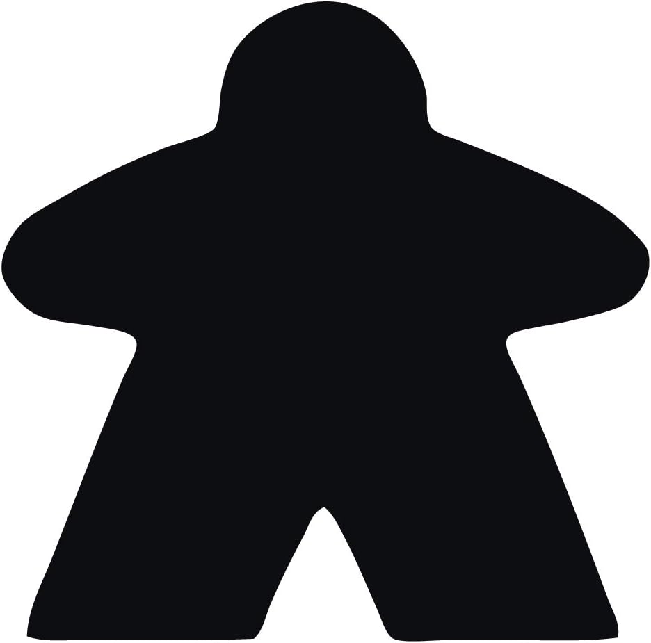 Meeple Silhouette Vinyl Decal for Outdoor Use on Cars
