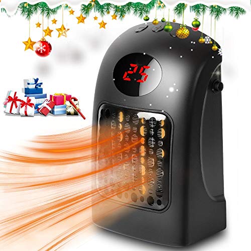 Space Heater, Electric Ceramic Fan Heater With Adjustable Thermostat,Mini Personal Portable Heater Fan