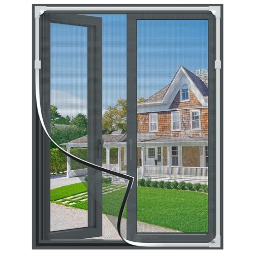RELIANCER Fiberglass Magnetic Window Screen,DIY...