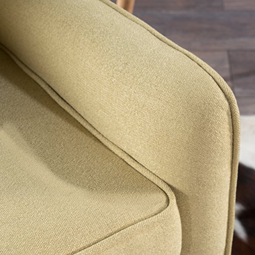 Christopher Knight Home Felicity MidCentury Fabric Arm Chair, Wasabi