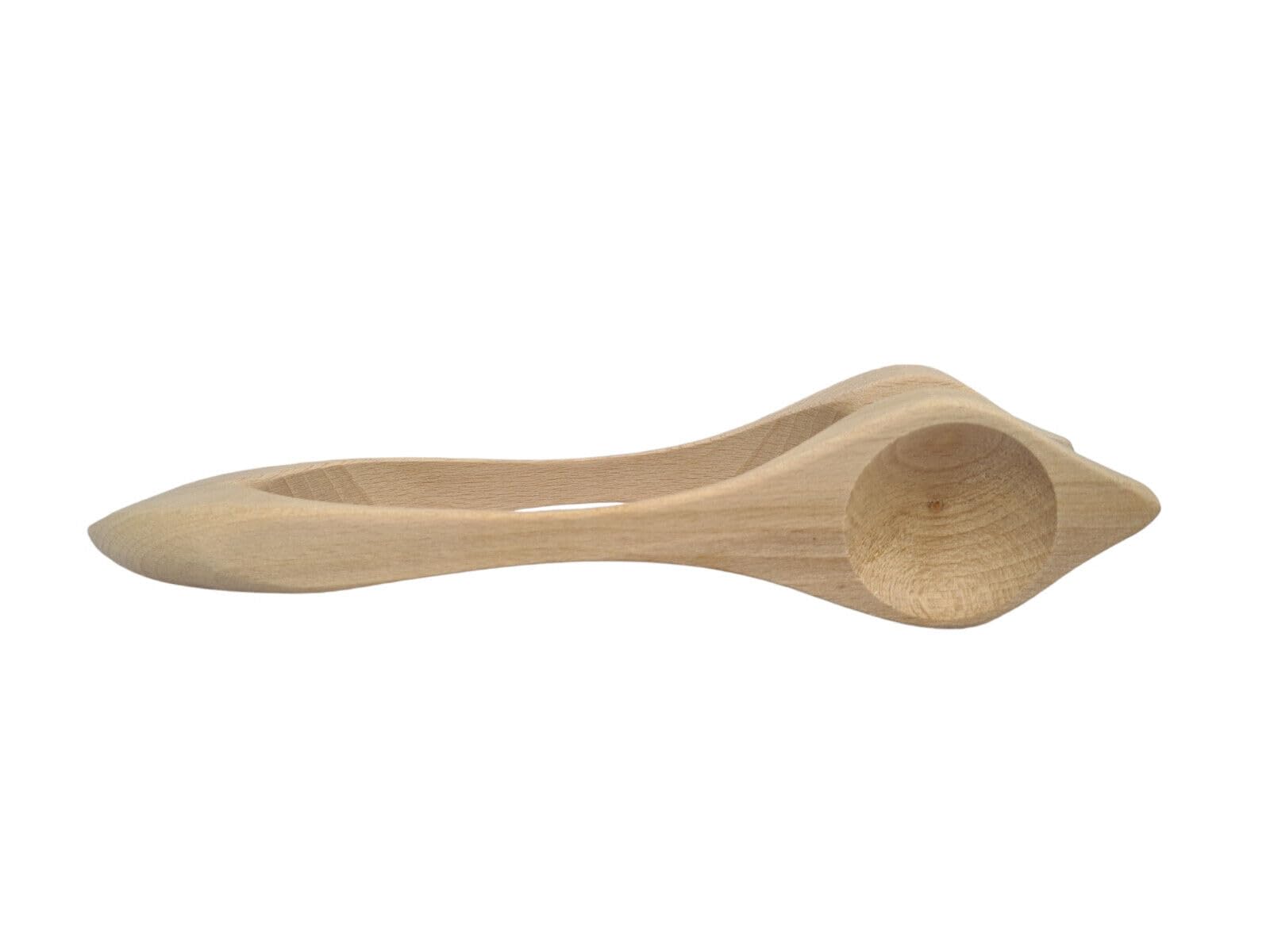 Musiklöffel aus Holz – Handgefertigt & zusammenhängend – ca. 26 cm – großes Modell aus Buchenholz – das Original Rhythmusinstrument für Volksmusik – tolle Geschenkidee für Musikfreunde