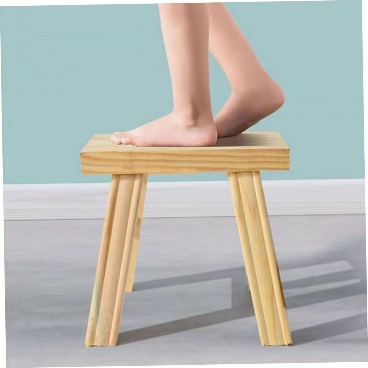 Alipis Household Boy Girl Step Stool Foot Stool for Bathroom Kitchen Bedroom Non- Design Lightweight and Safe for Toddlers for Shoe Changing and Daily Use