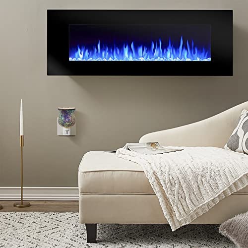 Motifeur Mosaic Glass Plug-In Fragrance Wax Melt Warmer, Decorative Pluggable Night Light (Blue Multi) #TOP2