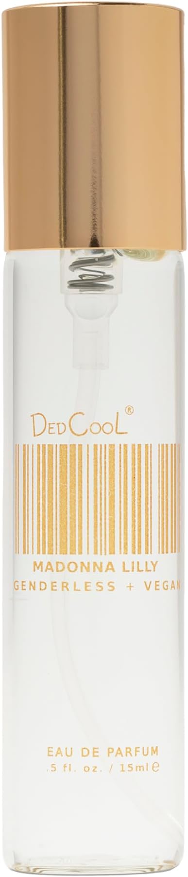 DedCool Eau de Parfum | Madonna Lily | Black Pepper, Sandalwood & Bergamot | Clean Unisex Fragrance | Non-Toxic, Vegan | Travel Size Perfume, 15 mL