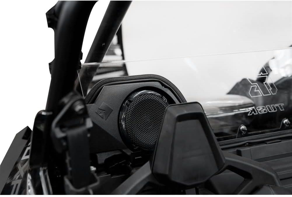 Tusk UTV Polycarb Rear Window Clear - Scratch Resistant - with Speaker Cut Outs for Polaris RZR Pro XP 4 Ultimate Rockford Fosgate Limited Edition 2022