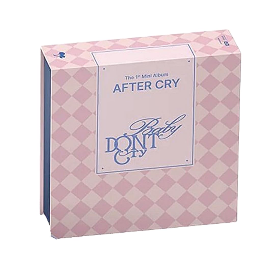 Mini album Baby Don't Cry After Cry 1er Pink Ver avec 3 cartes photo Kpop