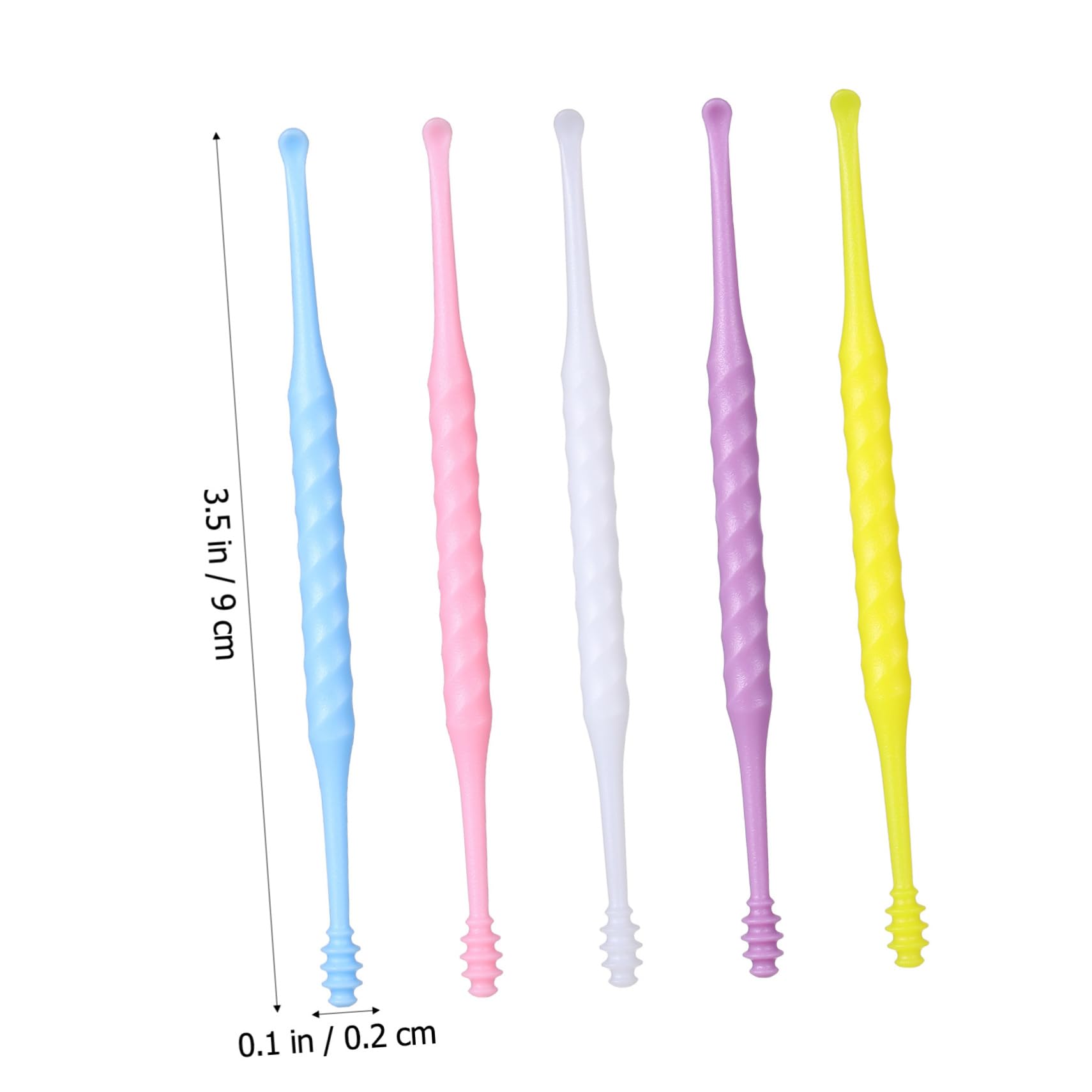 BESTYASH 5 Series Limpiador De Cerumen Limpieza Herramienta De Eliminación De Cerumen En Espiral Limpiador De Orificios De Oídos Herramientas De Eliminación De Cera Del Oído 20 Piezas X 5