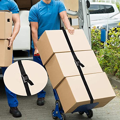 Premium Lashing Strap Short 1" X 6.5 Ft, Cam Buckle Tie Down Straps Heavy Duty Secure Straps Up To 700 Lbs Capacity For Motorcycle,Sup, Kayak, Canoe, Trailer, Cargo, Truck, Luggage 4 Pcs #TOP5