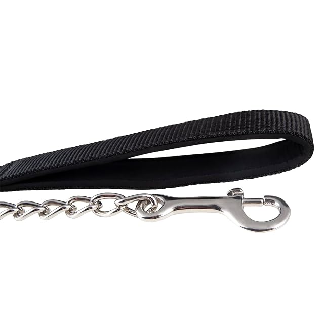 Foto 6 de 7 de PFIFF 102990 - Cuerda de guía con Cadena Larga de 70 cm con mosquetón, 200 cm, Color Negro