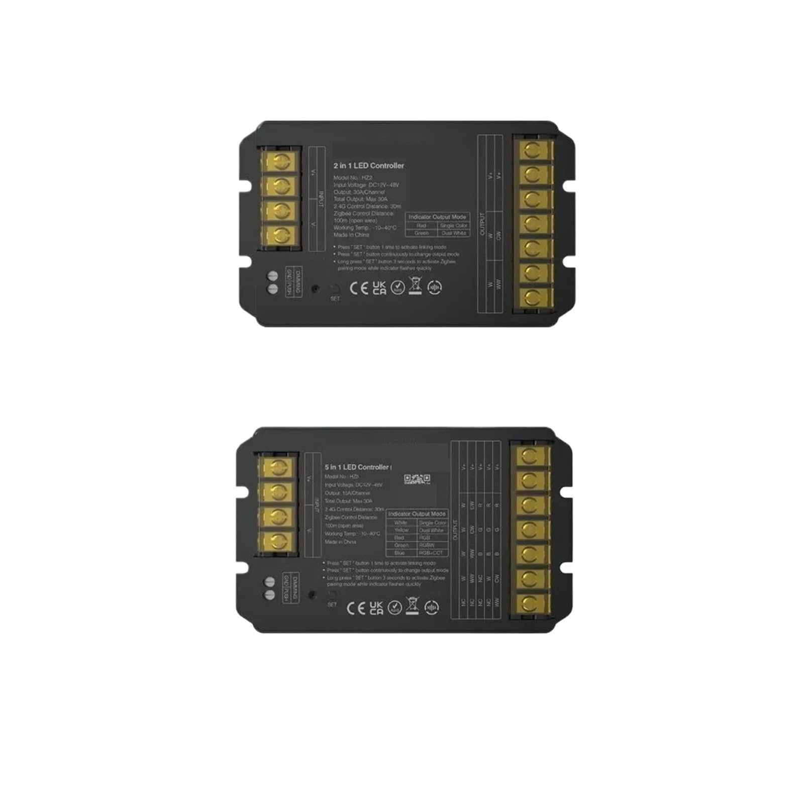 Controlador atenuador LED de 30A para solucionar caídas de potencia en tiras RGBW