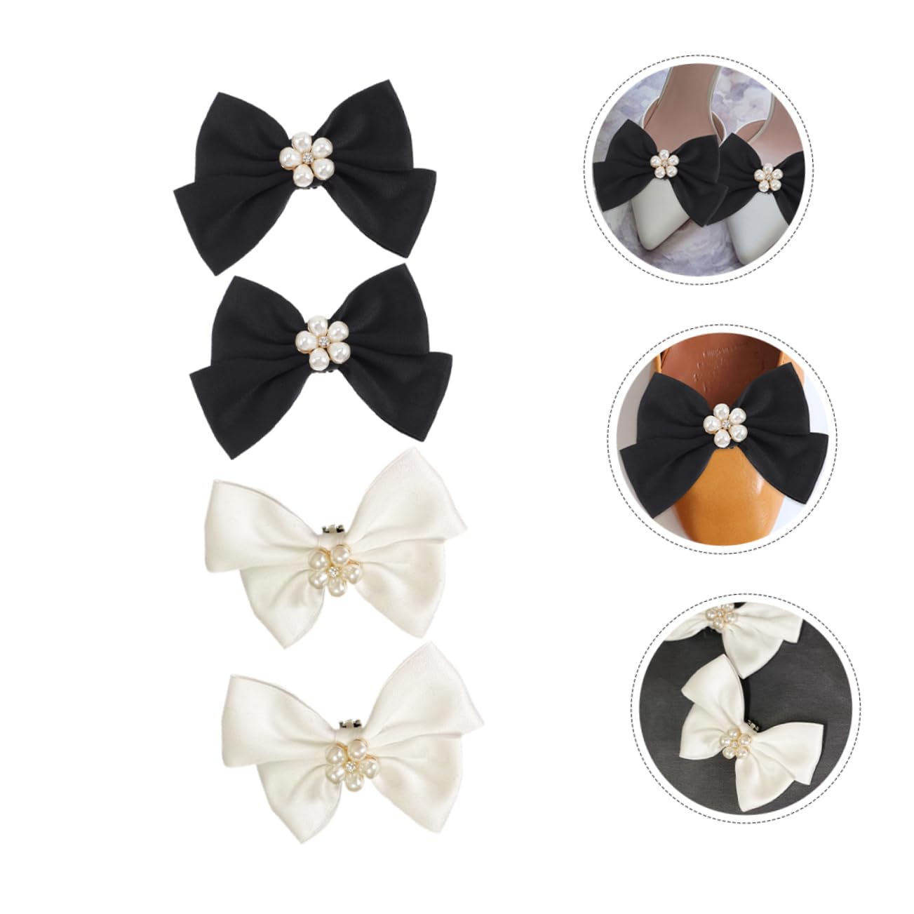 CALLARON Fibbia Per Scarpe Con Fiocco Decorazione Decorazioni Per Scarpe Clip Per Scarpe Matrimonio Fermagli Per Scarpe Da Donna Clip Per Scarpe Per Il Fai Da Te Stoffa