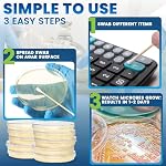 Amazing Bacteria Science Kit - Prepoured Agar Plates and Swabs Science Kit - Top Science Fair Project Kit - Nutrient Rich Agar for More Bacteria Growth - Includes Simple Instructions and Experiment Ebook - Have Fun While Learning Microbiology Now!