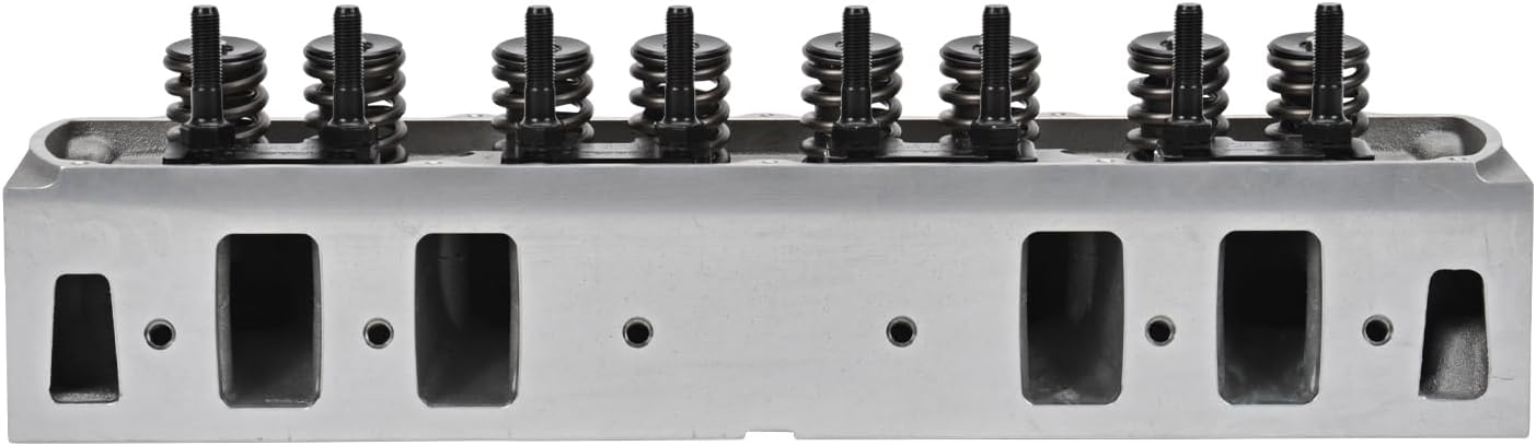 Edelbrock Cylinder Head, Performer RPM, Assembled, 2.150/1.680 in Valve, 218 cc Intake, 77 cc Chamber, 1.105 in Springs, Aluminum