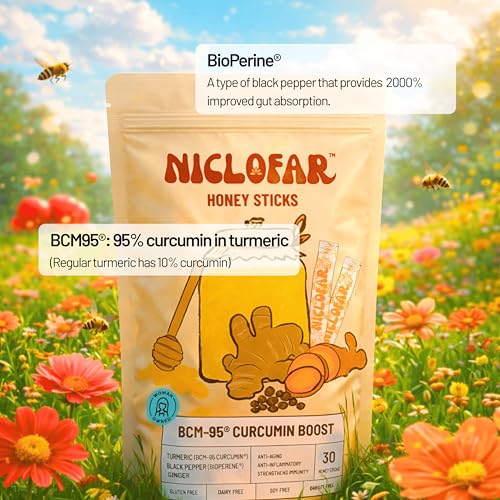 BCM 95 Curcumin Turmeric Ginger Honey Immunity Sticks miniatura 5