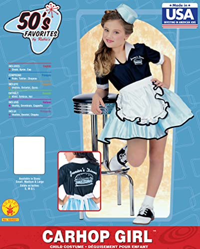 Rubies 50S Favorite Girls Car Hop Costume, Large , Multi #TOP2