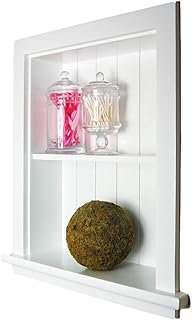 14x18 Recessed Aiden Wall Niche (w/beadboard Back) by Fox Hollow Furnishings (White)