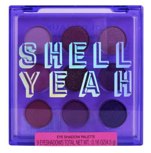 Shell Yeah! 9 Eyeshadow Pan Palette, Vibrant and Bold Color for E...
