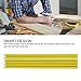 24Pcs Carpenter Pencil Refill, Long Lasting 2.8mm Graphite Mechanical Deep Hole Woodworking Solid Pencil Refill for Architect Drawing Marking (Red)(Yellow)