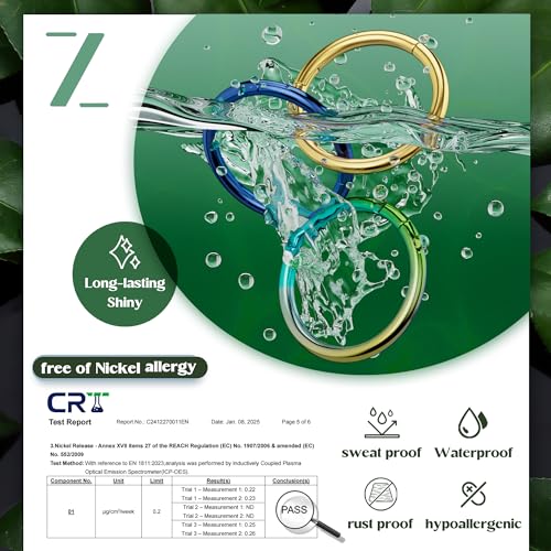 14G Clicker Belly Button Ring for Women White Gold Plated Hoop Belly Button Rings Shiny CZ Belly Button Clicker Oval Belly Ring Reverse Navel Body Belly Piercing Jewelry4