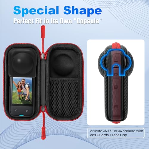 Estuche protector rígido para Insta 360 X5 X4 miniatura 4