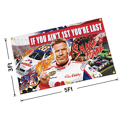 OOOYIY If You Ain't 1st First You're Last Flag College Flags 3×5 Feet Funny Poster Banner Wall Outdoor Hanging Flag with 4 Brass Grommets for College Dorm Room Decor