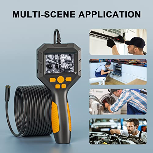 Industrielles Endoskop, 2.8 Zoll IPS Bildschirm Digitale Boroskop-Inspektionskamera 1080P HD mit...