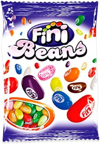 Fini Jelly Beans Confetti Colorati Gusto Tutti Frutti, 12 Bustine da 85g, Senza Glutine