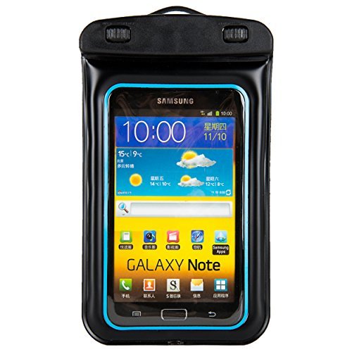 Water Pouch for HTC One M8 for Windows, HTC One M8 Harman kardon Edition, BLU Studio 5.0 C HD, HTC Desire 610, 612, 510, HTC One E8 and TM Wisdom Courage (Black, Blue)