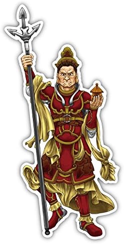 Amazon Sticker Shop Haru イラストステッカー 七福神 毘沙門天様 18cm ステッカー デカール 車 バイク