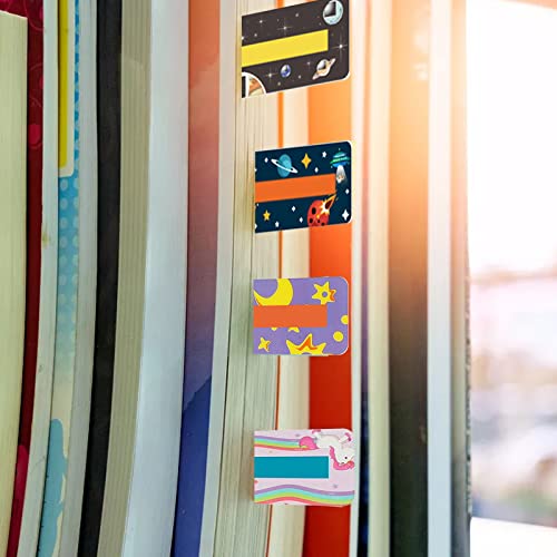 16 Pieces Reading Guide Strips For Kids Cartoon Guided Reading Strips Highlight Strips Colored Highlighter Bookmarks For Helping Dyslexics Children Teacher Education Classroom Supplies #TOP4