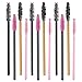 Produktbild 200 stücke Einweg Mascara Zauberstäbe Wimpernbürsten Wimpern Make-Up Applikatoren Kosmetik Pinsel Kit, (Multicolor, 200 stücke)