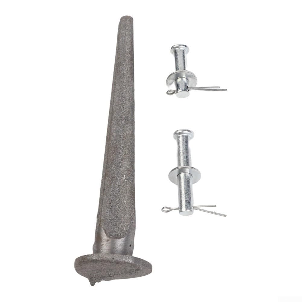 Pistone di ricambio per pompa manuale tipo 75 con valvola di passaggio, set di pistone in ghisa e pelle sintetica con guarnizioni e viti per pompe da giardino e fontane, arancione/nero