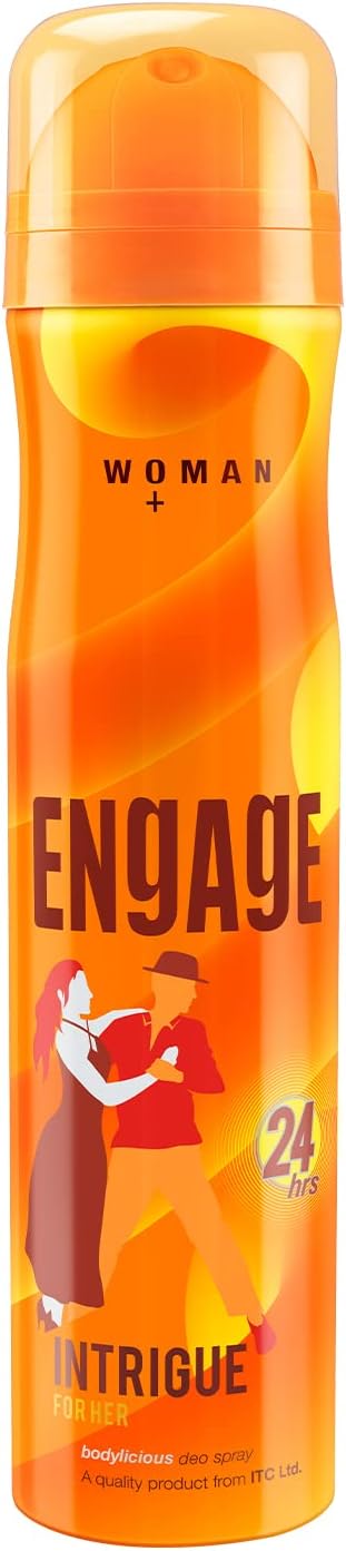 Intrigue for Her Deodorant for Women, Sweet and Sophisticated, Skin Friendly Deo, 150ml Body Spray