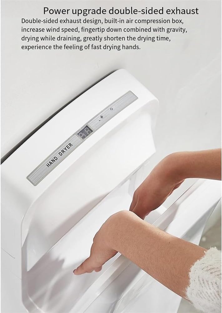 Fully Automatic Induction Mobile Phone Dryer Bathroom Hand Dryer Bathroom Double-Sided Hand Dryer Commercial,D
