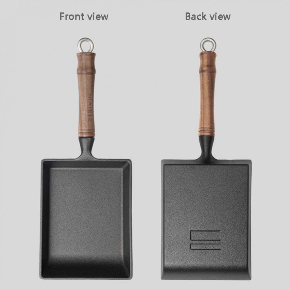 Padella Mini Per Frittata E Tamagoyaki - Ghisa Con Manico In Legno - Foto 8