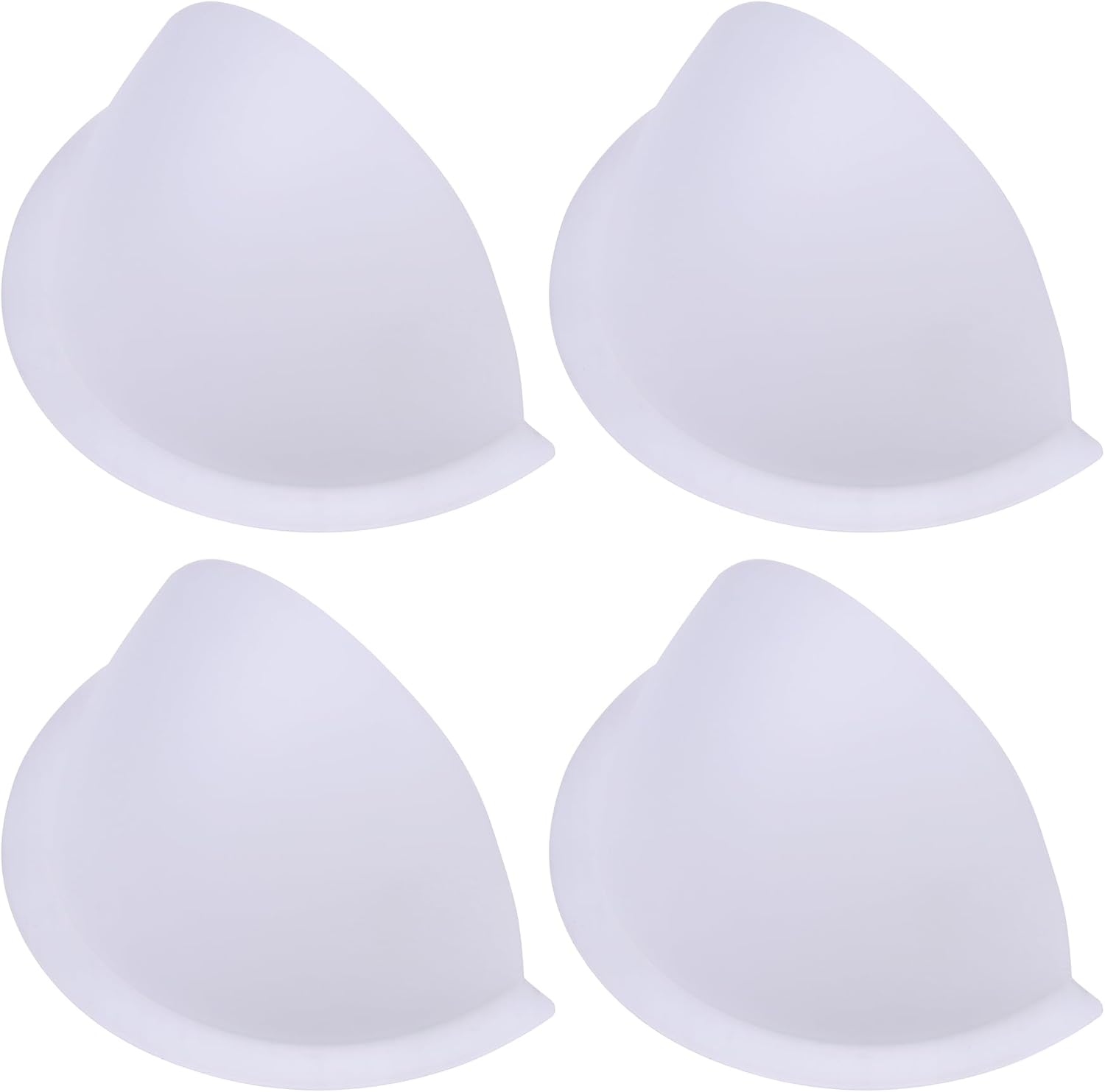 Recessed Light Shade, Glare Blocker & Light Diffuser Covers with Super Strong Double-Sided Tape, Easy Installation, White, 4Packs (no transparent)