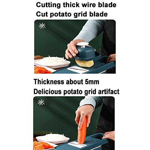 Vegetable Chopper Slicer Cutter Mandolin Slicer Grater miniatura 7