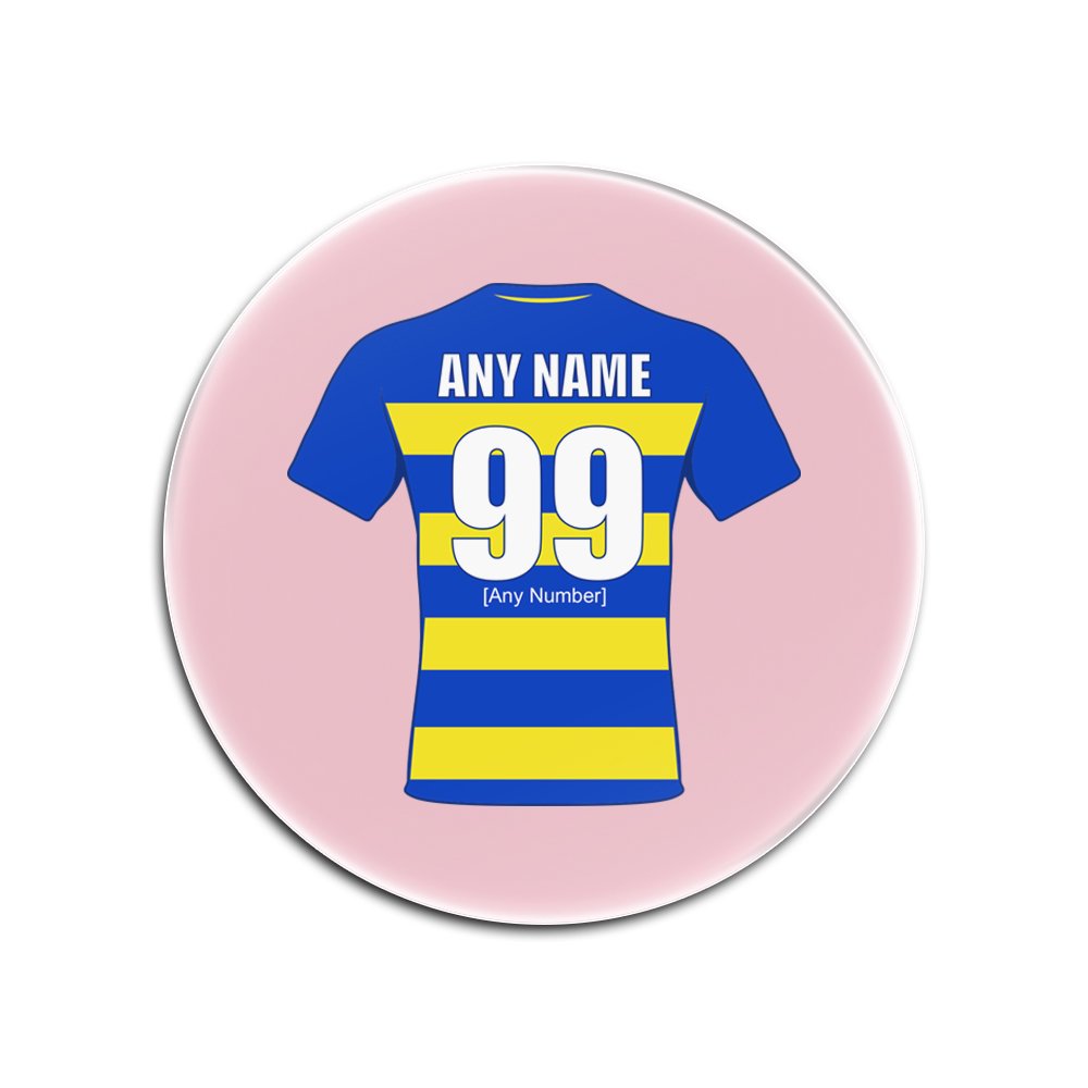 Sous-verres en verre Warrington Wolves lot de 4 pour éviter les taches sur vos tables