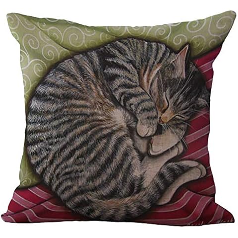 Popoye Sleepy Cats Decorative Cushion Cover Cover