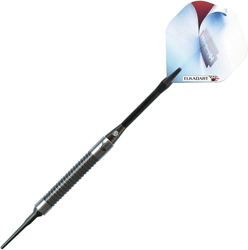 Miniatura 3 de Elkadart Razor 80% tungsteno punta suave dardos con estuche de almacenamientoviaje