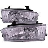 HEADLIGHTSDEPOT Headlights Set Left Right Pair Compatible with Subaru Legacy/Outback 1997-1999