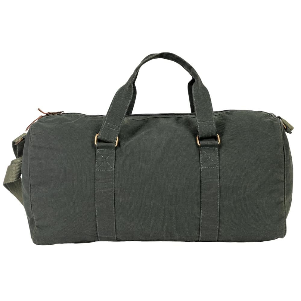 30L Travel Duffle Bag for Men and Women with Adjustable Shoulder Strap - Green-image-47