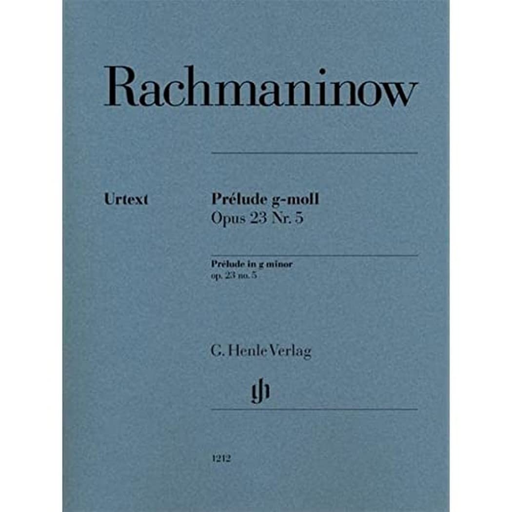 Prélude g minor op. 23 no. 5 - piano - ( HN 1212 ): Instrumentation: Piano solo