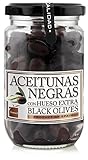 olivas negras arrugadas aragon Sin gluten. Apto para celíacos