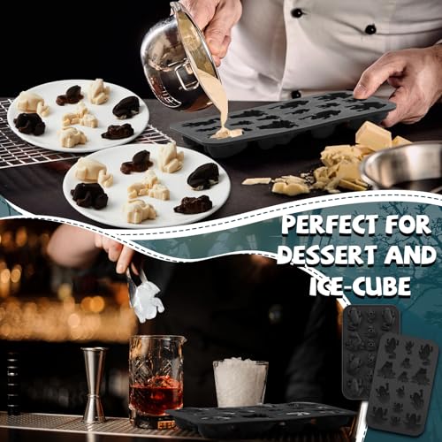 Molde de silicona tipo rana para chocolate y gelatina miniatura 6