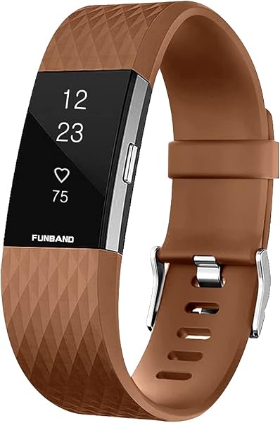 für Fitbit Charge 2 Armband,Klassisch Verstellbares Ersatz weiches Silikon Sporty Wrist Strap Band Armbanduhr Uhrenarmband Schlaufe Armbänder für Fitbit Charge 2 Smartwatch (Small & Large) - 1