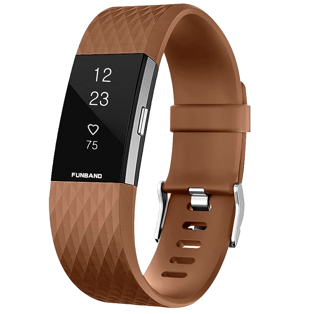 Correa para Fitbit Charge 2, Edición Especial Soft Silicona Deportes Recambio de Pulseras Ajustable Reemplazo Accesorios para Reloj Fitbit Charge 2 Pulsera de Actividad Pequeño y Grande — view 13