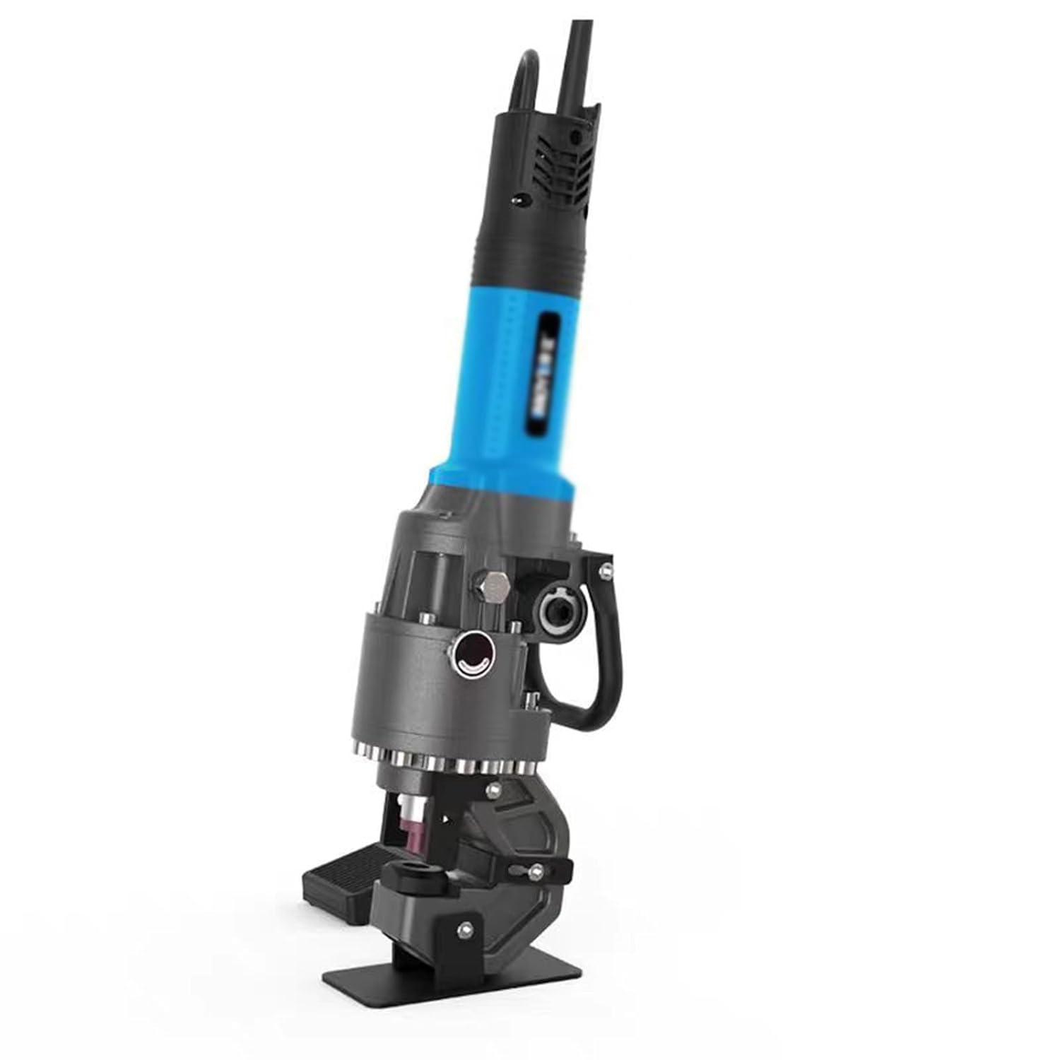 Electric Hydraulic Punching Machine for Angle Steel, Channel Steel, Stainless Steel, and Angle Iron; Small Handheld Punching and Opening Tool. (Angle Steel 2)