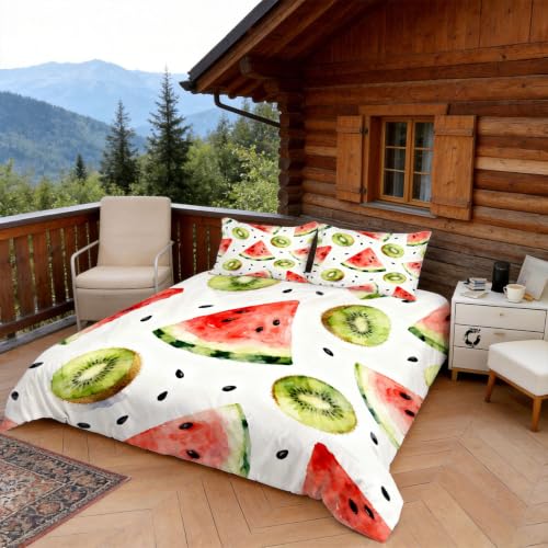 Housse de couette 240x260 imprimé fruits pour une chambre lumineuse et fraîche - 3