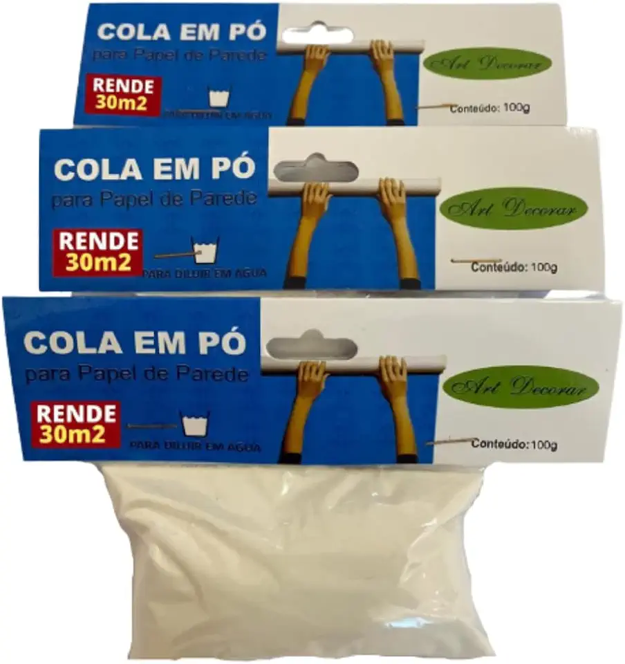 COLA PARA PAPEL DE PAREDE - 100G